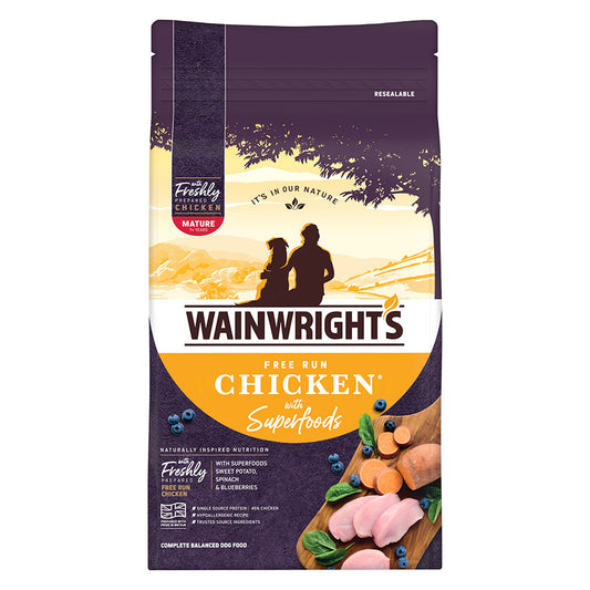 Wainwright's Adult Dry Dog Food Chicken With Superfoods 12kg