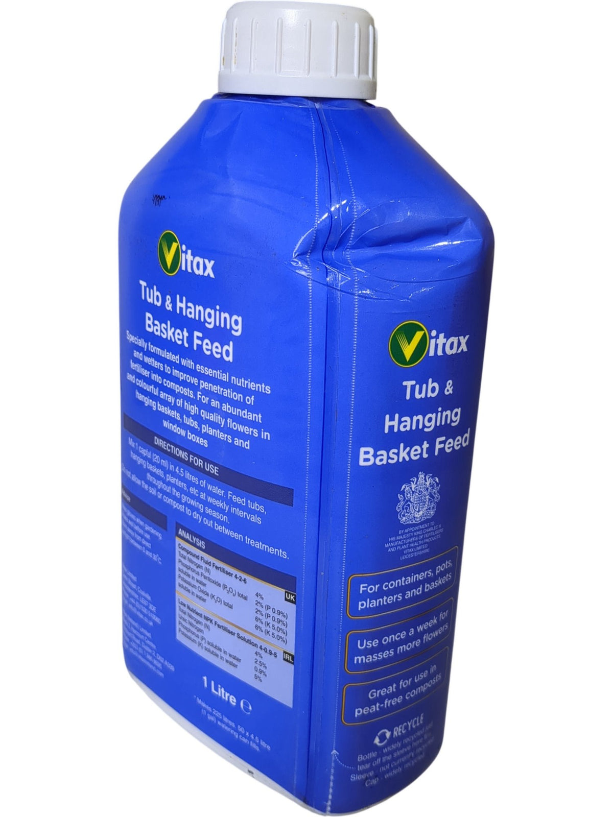 Vitax | Tub & Hanging Basket Feed | 1L