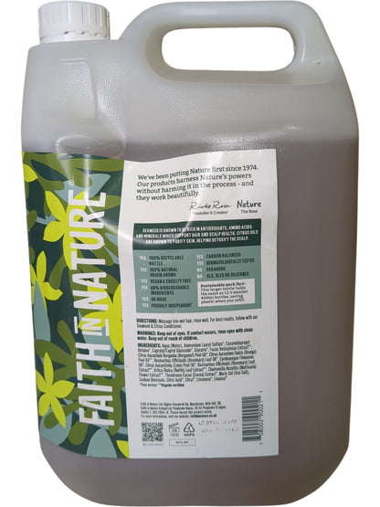 Faith In Nature | Detoxifying Shampoo | 5L