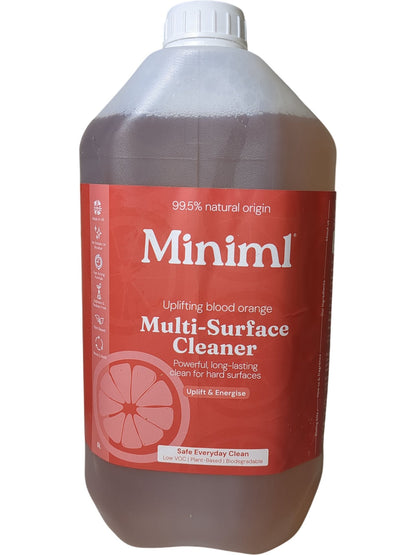 Miniml | Multi-Surface Cleaner | Uplifting Blood Orange | 5L