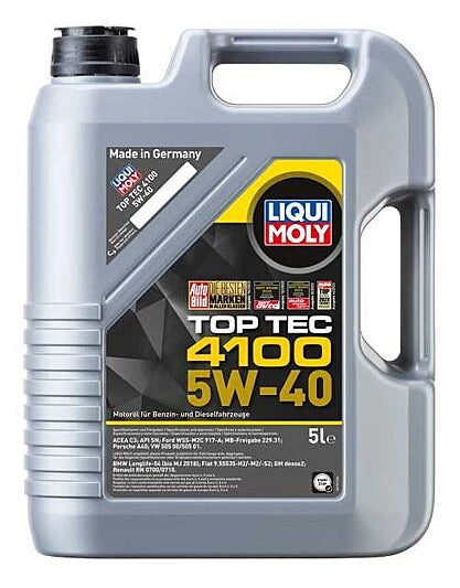 Liquimoly| Top Tec 4100 5W-40 Motor Oil-5L