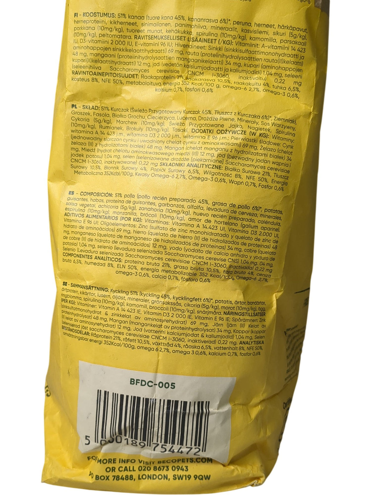 Beco | Free Range Chicken Dog Food | 6KG