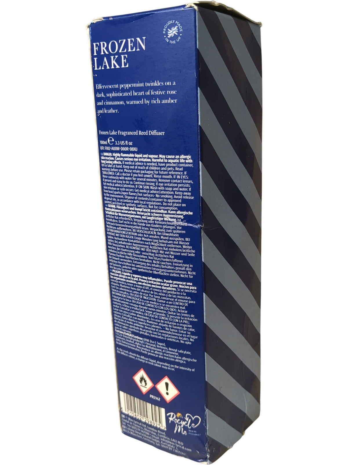 Wax Lyrical | Frozen Lake Fragranced Reed Diffuser | 100ml