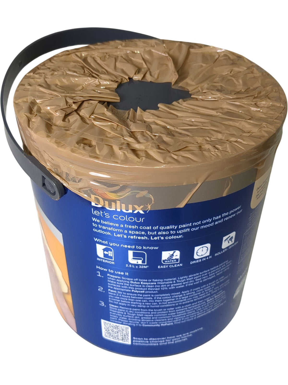 Dulux | EasyCare Washable & Tough Matt Paint | Cornflower White | 2.5L