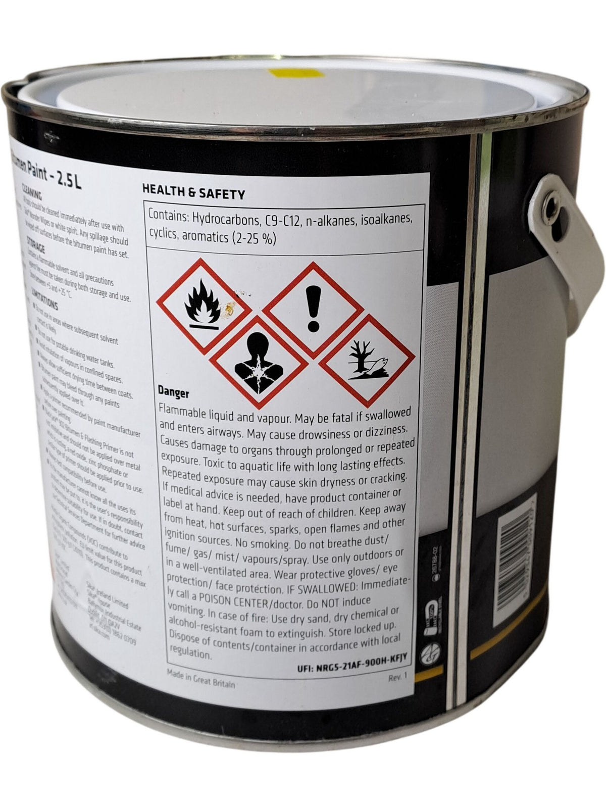 Sika | Black Jack Black Bitumen Paint | 901 | 2.5L