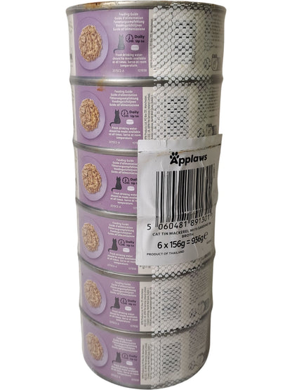 Applaws | Natural Cat Food Mackerel with Sardine | 156g