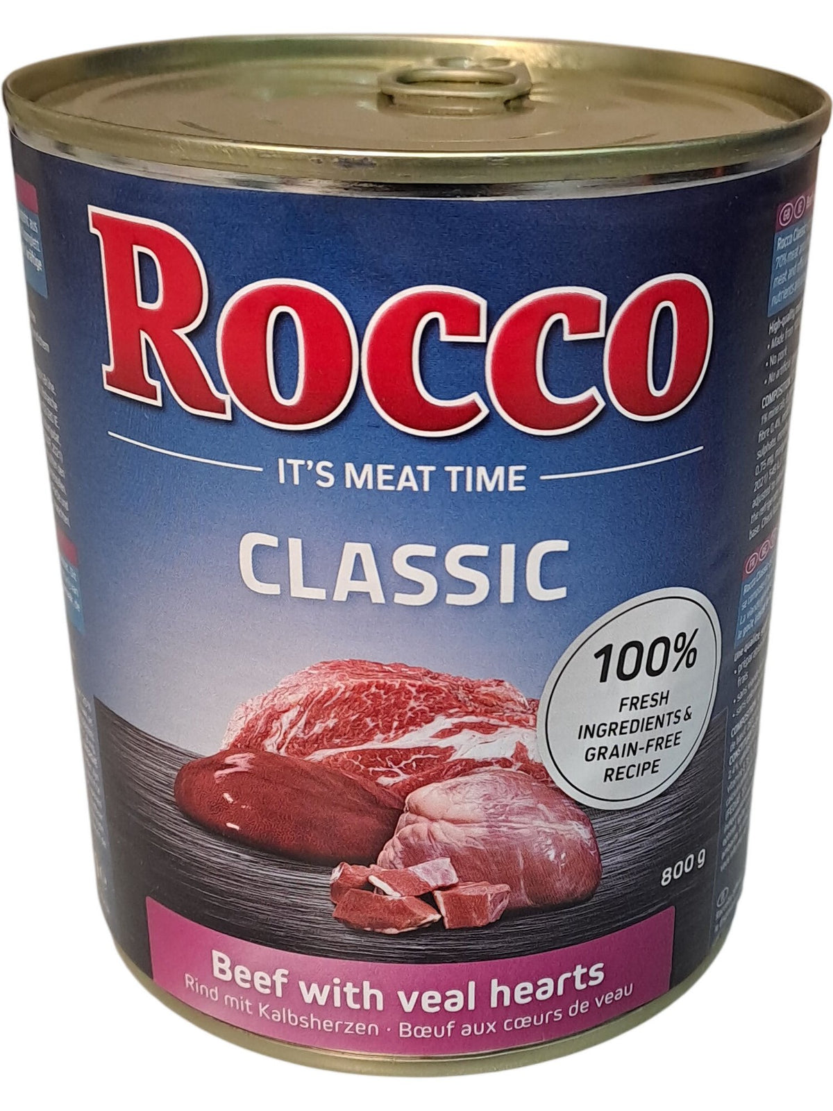 Rocco | Classic Beef with Veal Hearts Dog Food | 800g