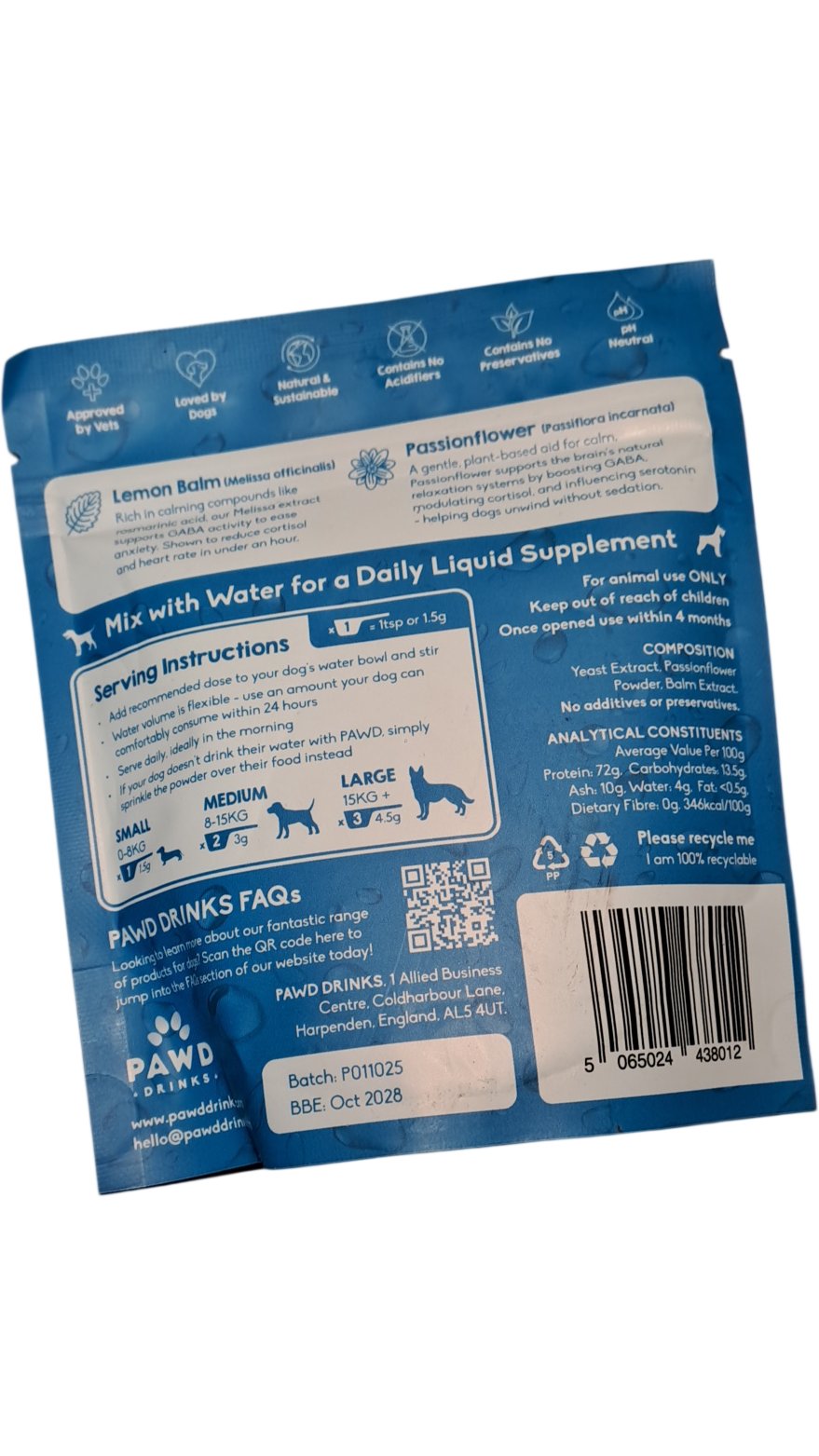 Pawd Drinks | Calming Supplement | 126g