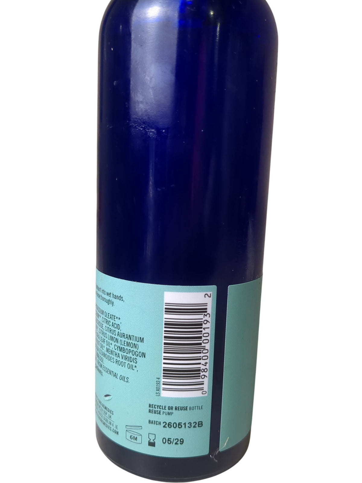 Neal's Yard Remedies | Garden Mint & Bergamot Hand Wash | 200ml