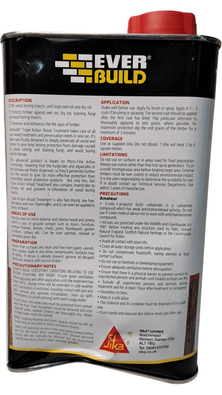 Everbuild | Triple Action Wood Treatment | 1L