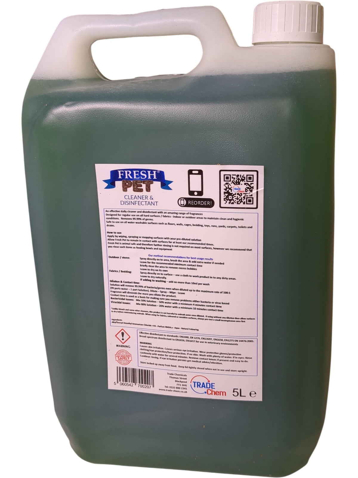Fresh Pet | Cleaner & Disinfectant | Eucalyptus | 5L
