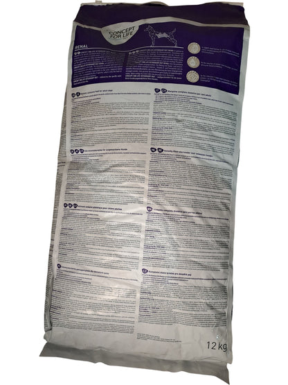 Concept For Life | Veterinary Diet Dog Food Renal | 12kg