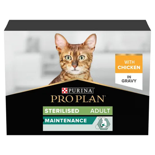 Purina Pro Plan Sterilised Adult | Chicken in Gravy | 10x85g