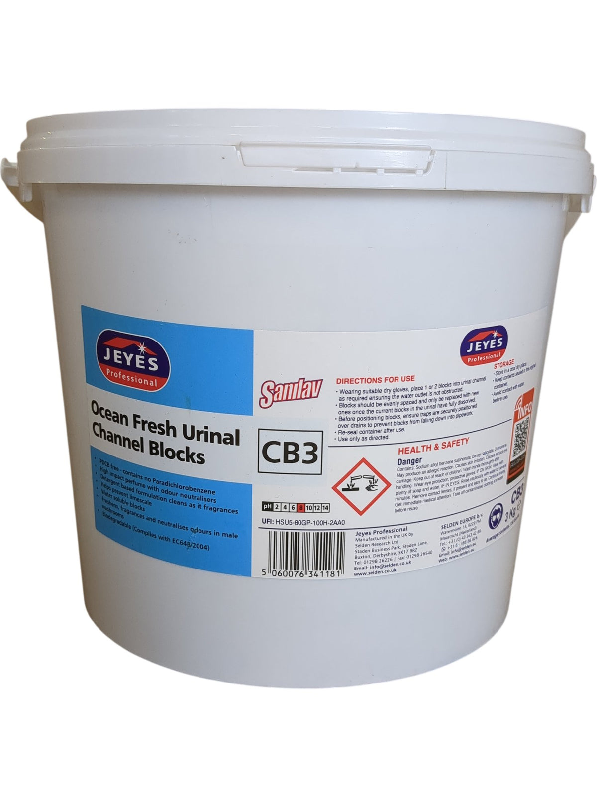 Jeyes | Ocean Fresh Urinal Channel Blocks | CB3 | 3KG