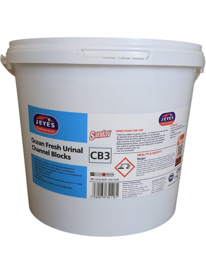 Jeyes | Ocean Fresh Urinal Channel Blocks | CB3 | 3KG