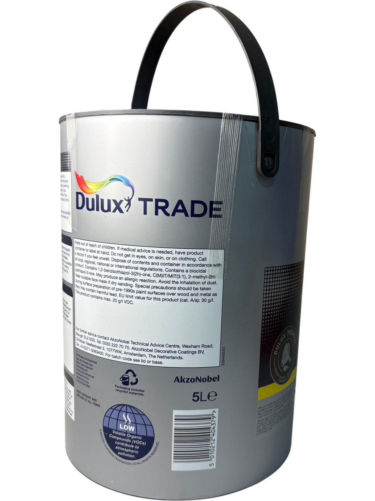 Dulux Trade Diamond Eggshell Pure Brilliant White 5L