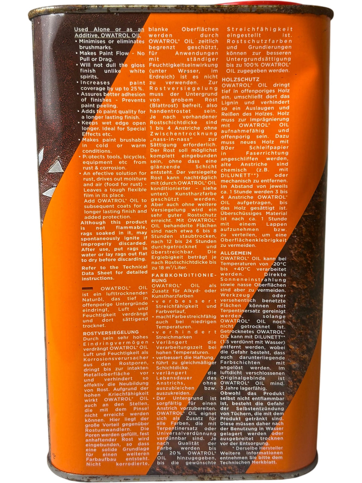 Owatrol Owatrol Oil Paint Conditioner & Rust Inhibitor 1L