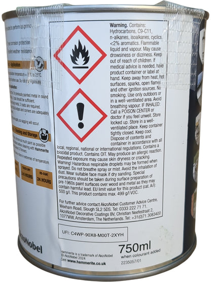 Hammerite | Direct to Rust Metal Paint | Liberty Green | 750ml