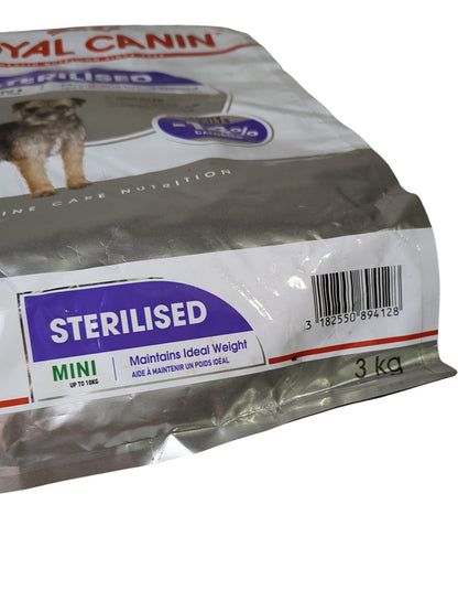 Royal Canin | Sterilised Mini Dog Food | 3kg