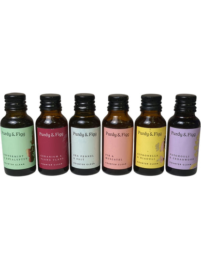 Purdy & Figg | Counter Clean | 5 x 15ml Bottles