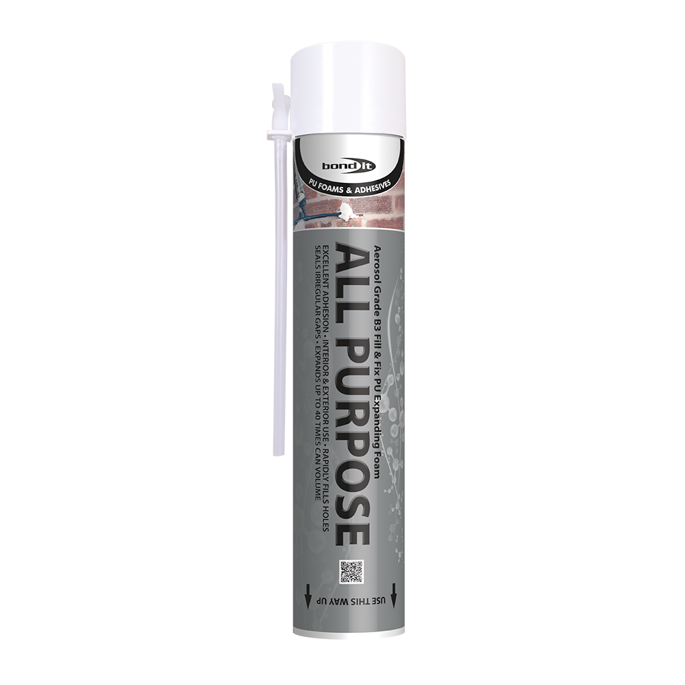 Bond It| Aerosol Grade Expanding Foam| Buff| NO STRAW| 750ml