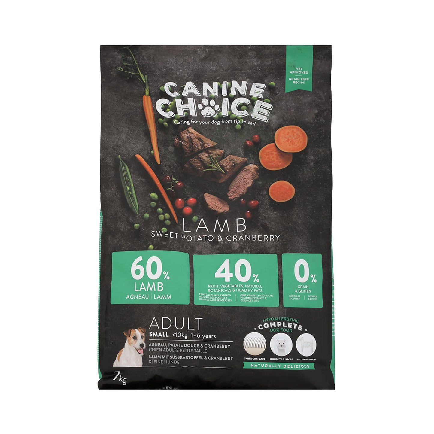 Canine Choice | Small Adult 1-6 | Lamb | 7kg