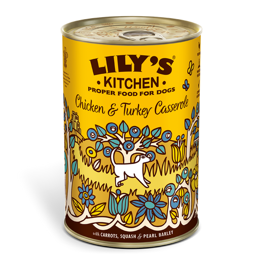 Lily's Kitchen | Chicken & Turkey Casserole | 6x400g