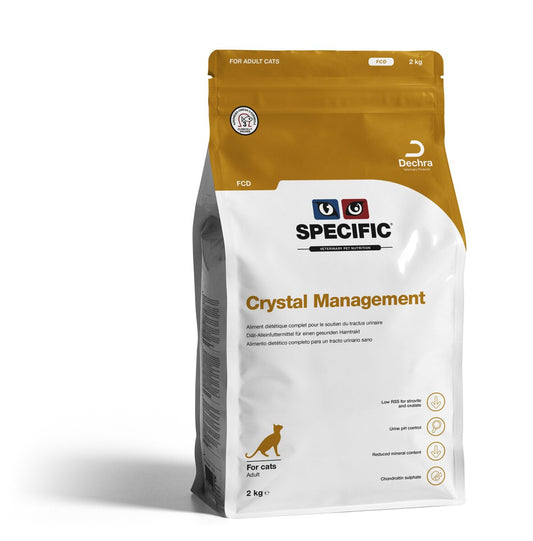 Specific - Veterinary Pet Nutrition, Crystal Management, For Cats, Adult 2kg