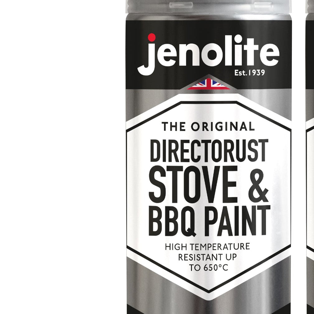 400ml|Jenolite-DirectToRust Stove & BBQ Paint-Black Matt
