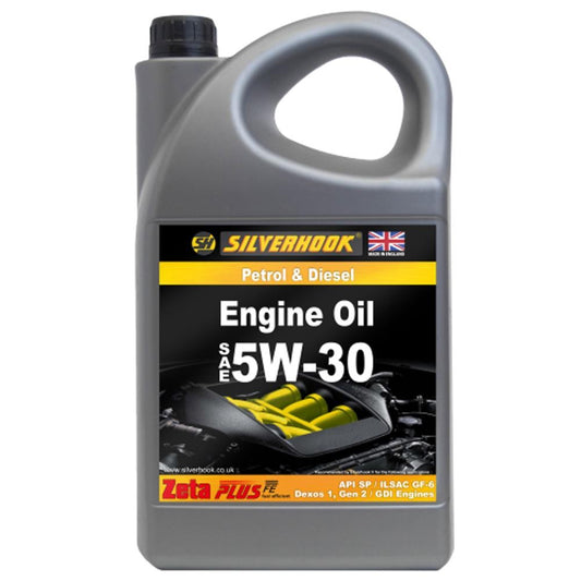 Silverhook| Petrol/Diesel Engine SAE 5W-30| Zeta Plus|5L