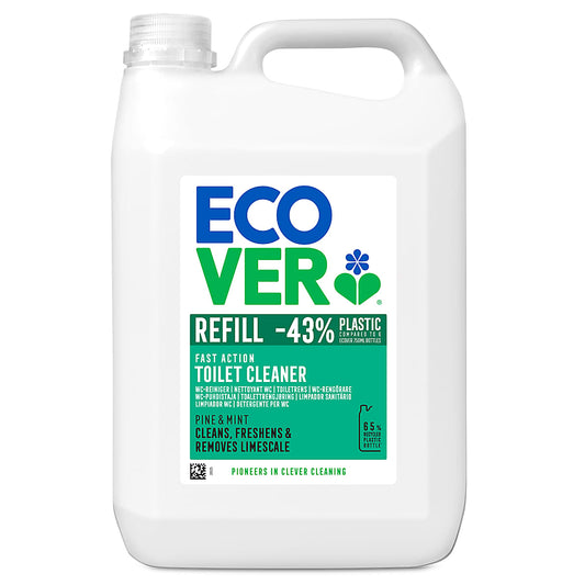 2 x 5L| Ecover| Toilet Cleaner- Pine & Mint