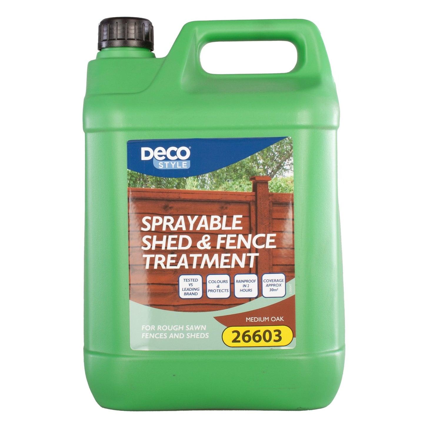 Deco Style| Shed & Fench Treatment| Medium Oak| 5L