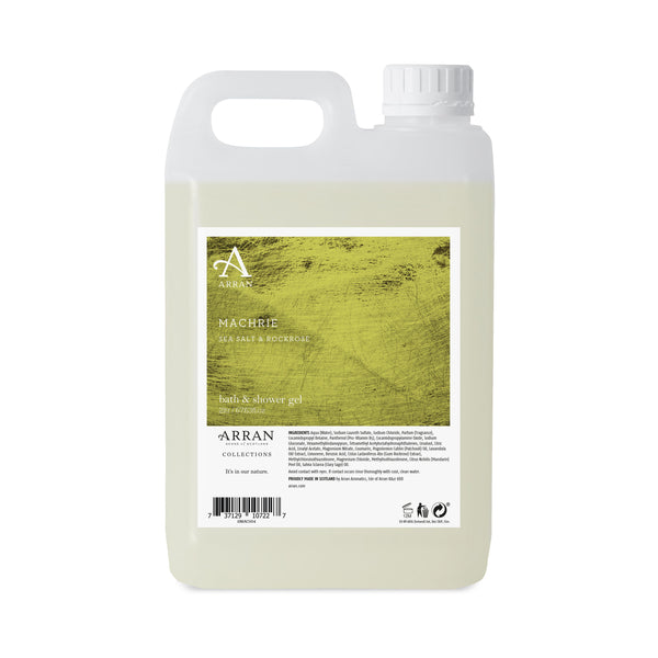 Arran| Machrie Sea Salt & Rock Stone Shower Gel| 2L