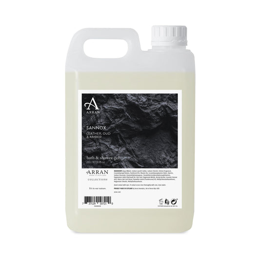 Arran| Sannox Bath & Shower Gel|Leather, OUD, Amber|2L