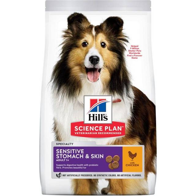 Hill's Sensitive Skin & Stomach | M/L Adult | Chicken | 14kg