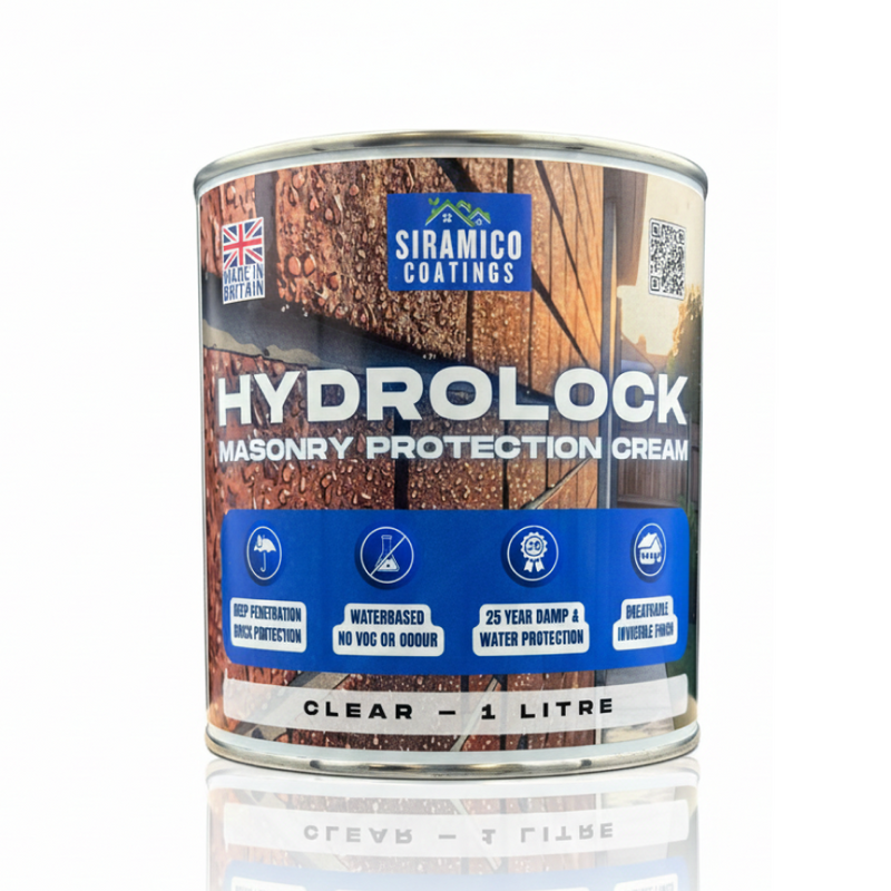 Siramico| Hydrolock Masonry Protect Cream| Clear 1L