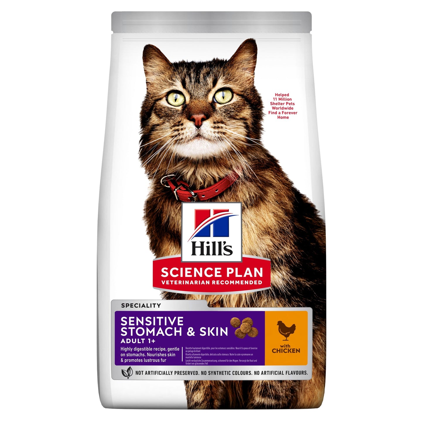 Hill's Sensitive Skin & Stomach | Chicken | Adult 1+ | 3kg
