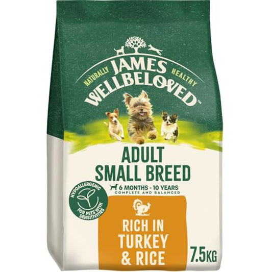 James Wellbeloved | Small Adult | Turkey & Veg | 7.5kg