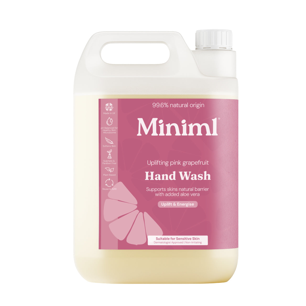 Miniml| Hand Wash| Pink Grapefruit| 5L