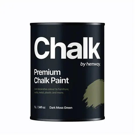 Hemway| Chalk Paint| Matt Dark Moss Green| 1L
