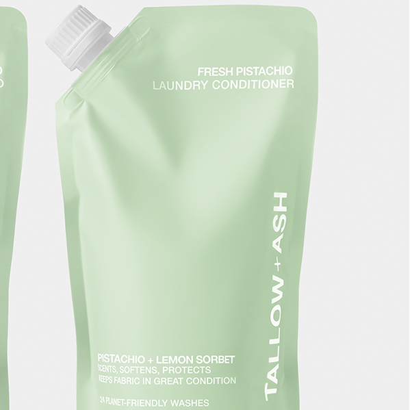Tallow + Ash|Laundry Conditioner|Pistachio|REFILL POUCH|700ml