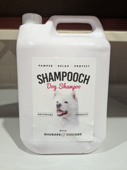 Shampooch| Dog Shampoo- Ethical Product- Rhubarb & Custard- 5L