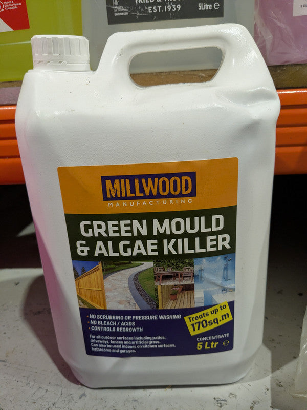 Millwood| Green Mould & Algae Killer- 5L