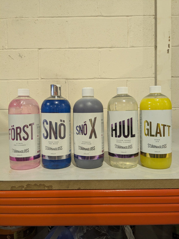 5 x 1000ml|Stjarnagloss| Car Cleaning SET