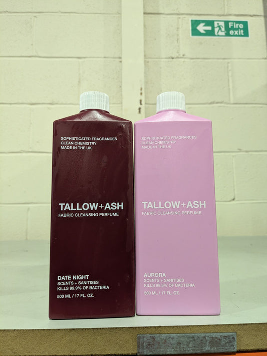 2 x 500ml|Tallow + Ash|Fabric Perfume- Date Night& Aurora