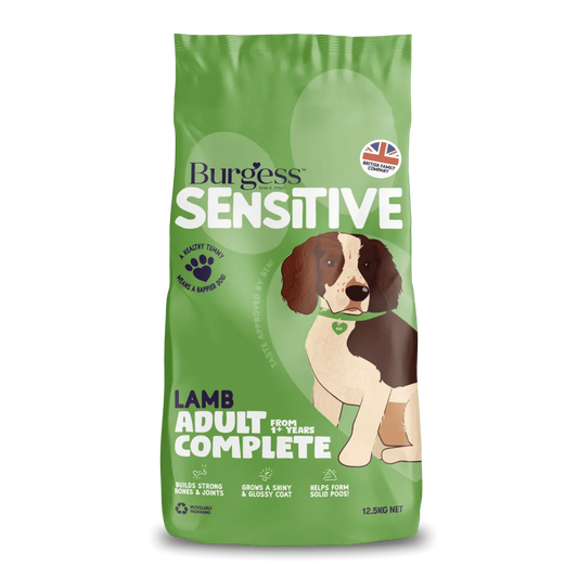 Burgess Sensitive |Adult 1+ | Lamb | 12.5kg