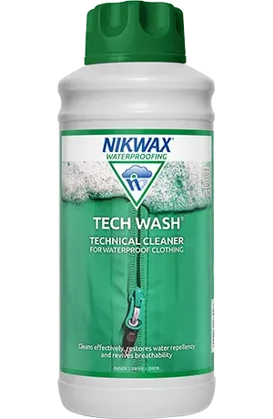 2 x 1L| Nikwax| Tech Wash| For Waterproof Clothes