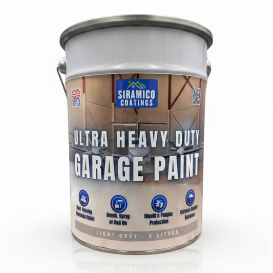 Siramico| Ultra Heavy Duty Garage Paint-Light Grey-5L