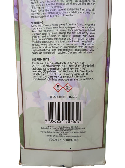 Sences | Reed Diffuser | Bergamot & Lavender | 500ml
