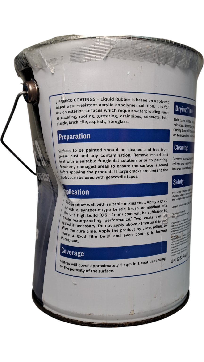 Siramico Coatings | Liquid Rubber | 5L